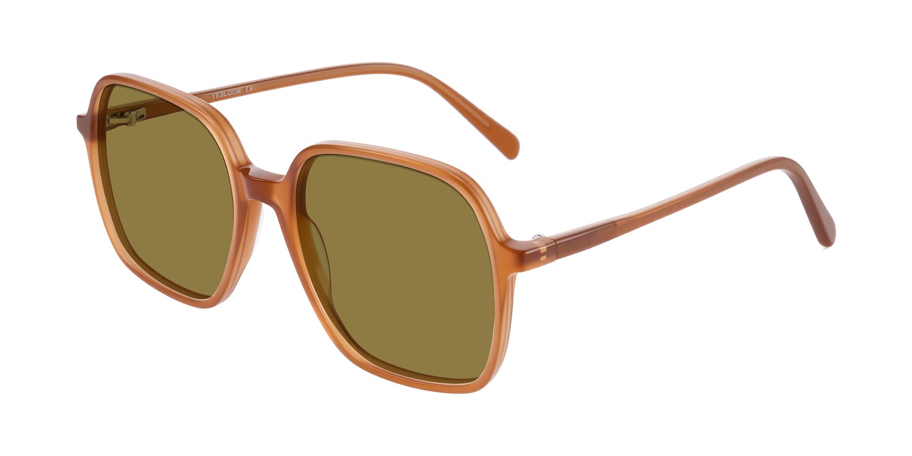 Angle of O'malley in Caramel with Brown Polarized Lenses