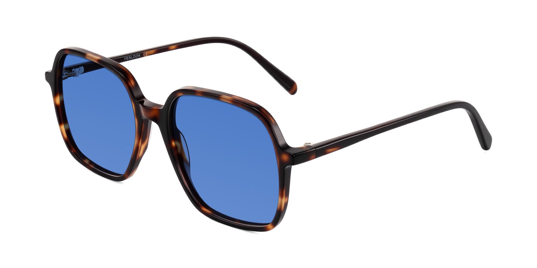 Angle of O'malley in Tortoise with Blue Tinted Lenses