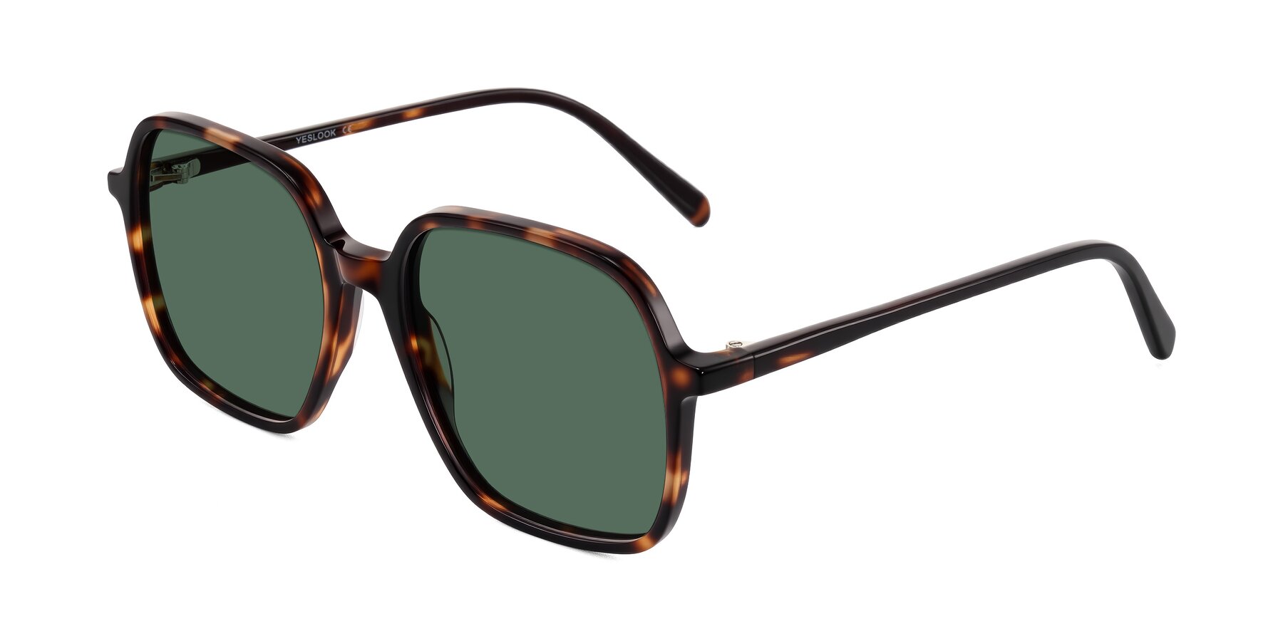 Angle of O'malley in Tortoise with Green Polarized Lenses