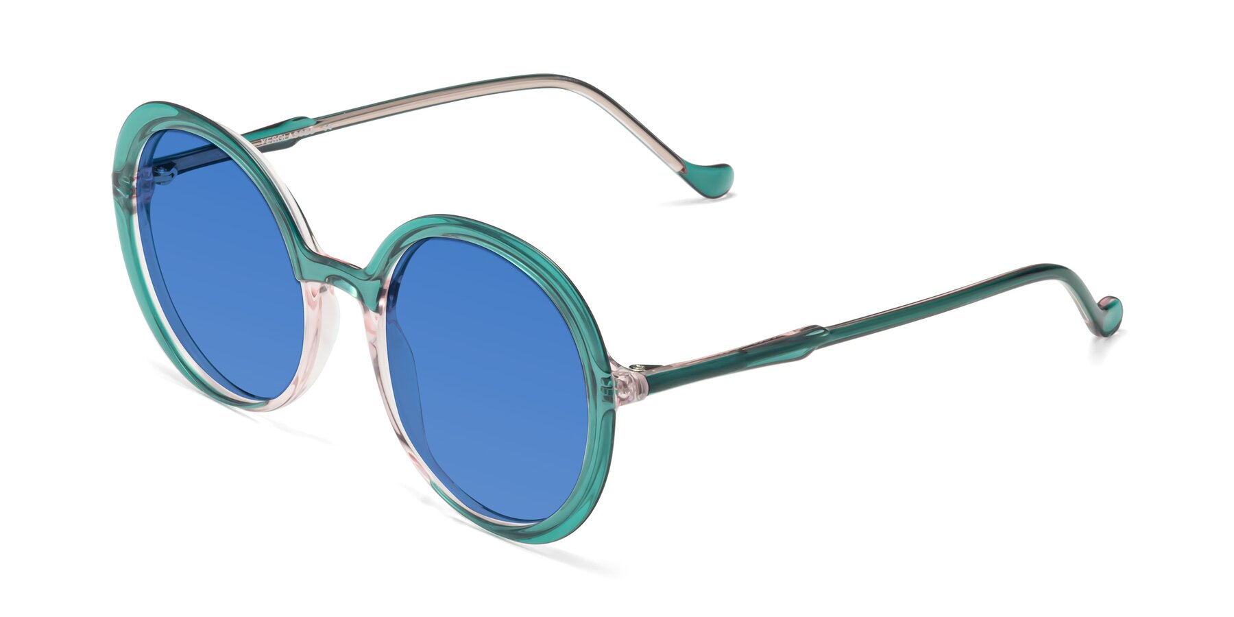 Angle of 1471 in Green with Blue Tinted Lenses