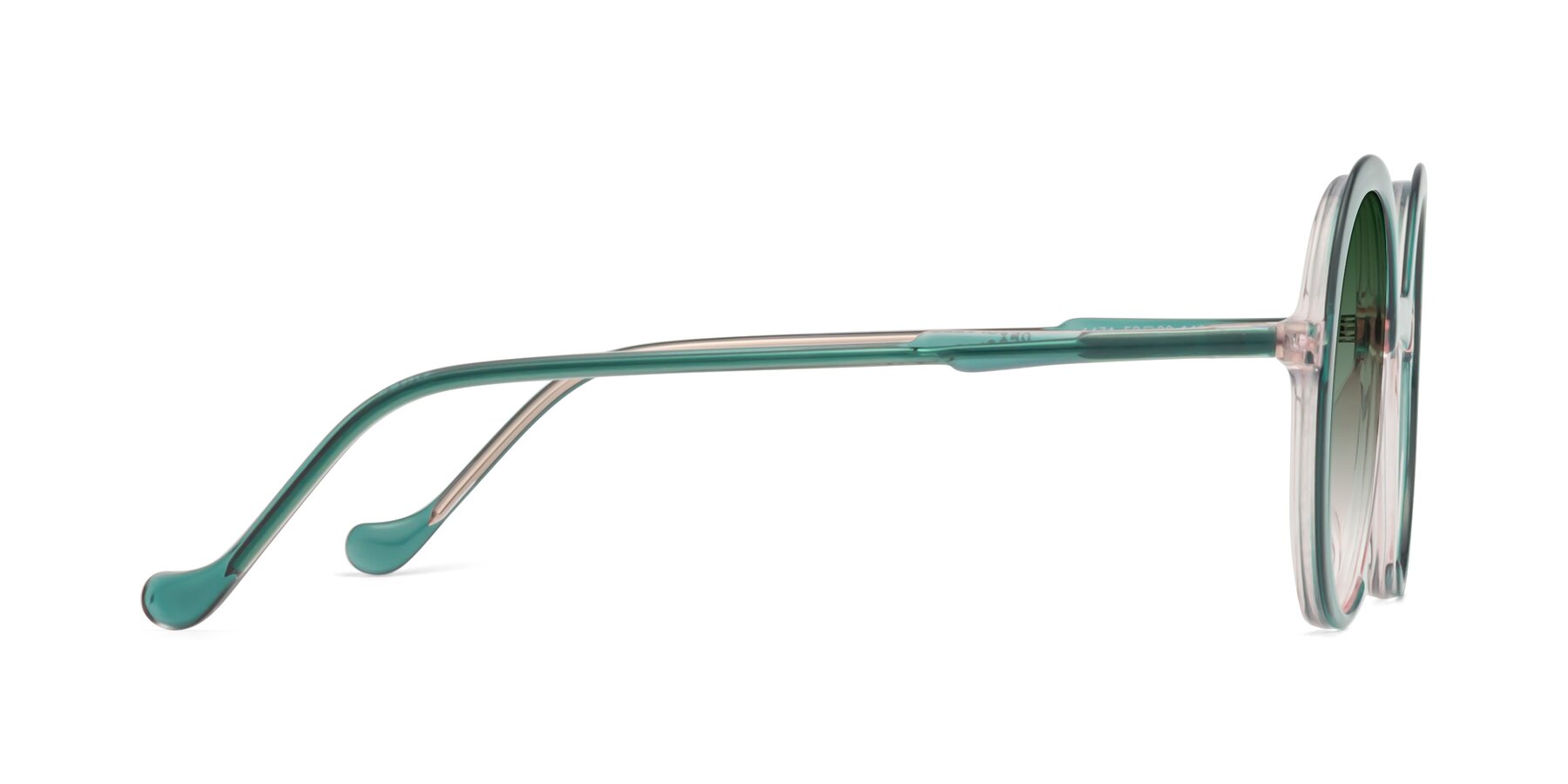 Side of 1471 in Green with Green Gradient Lenses