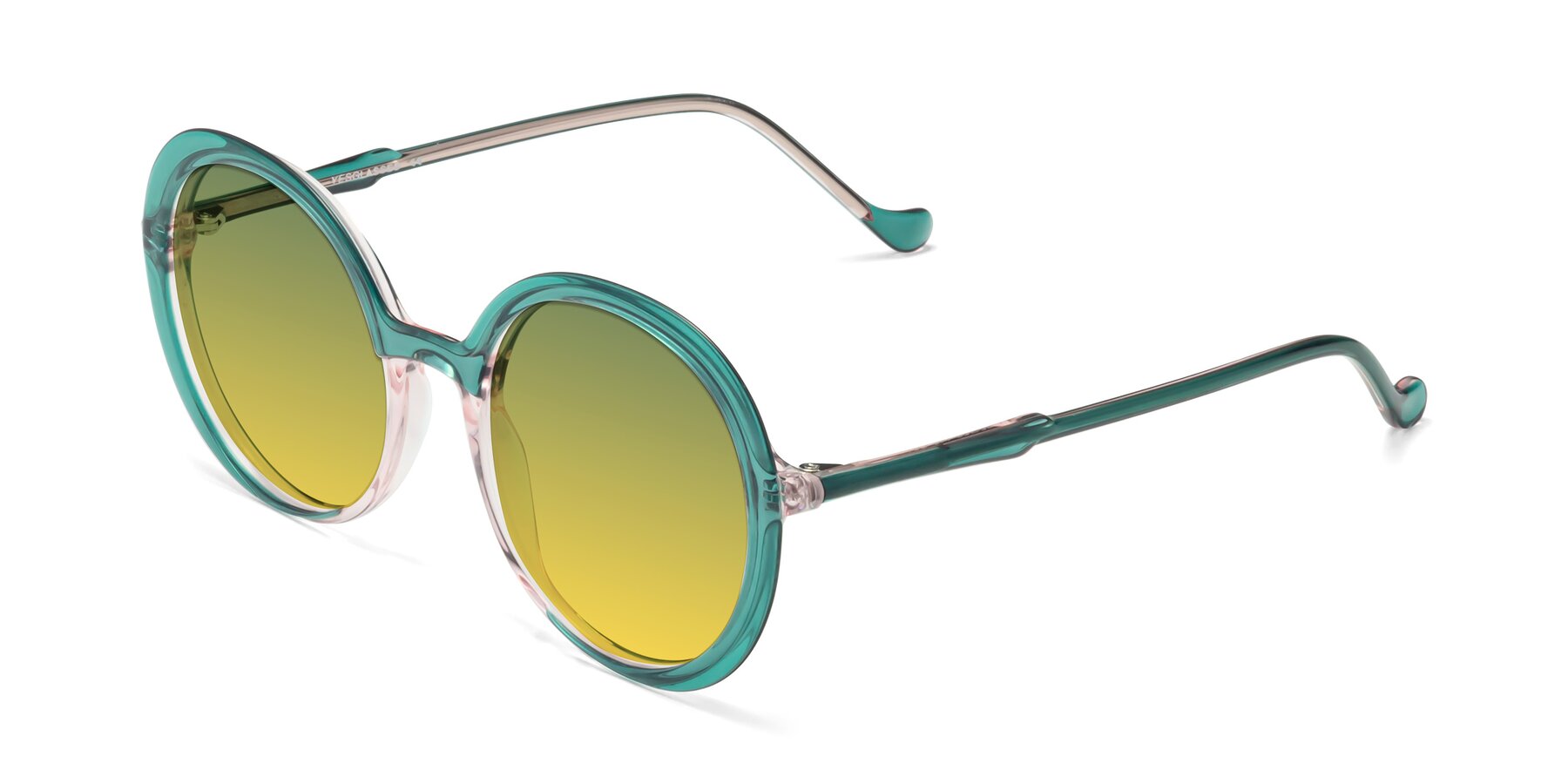 Angle of 1471 in Green with Green / Yellow Gradient Lenses