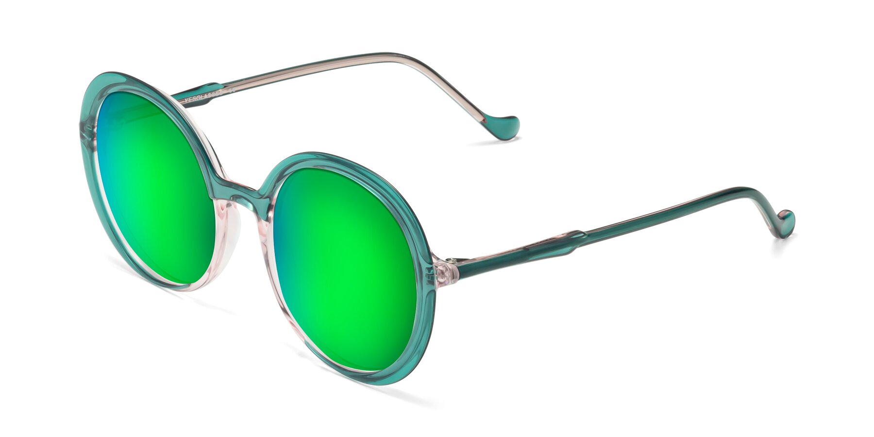 Angle of 1471 in Green with Green Mirrored Lenses