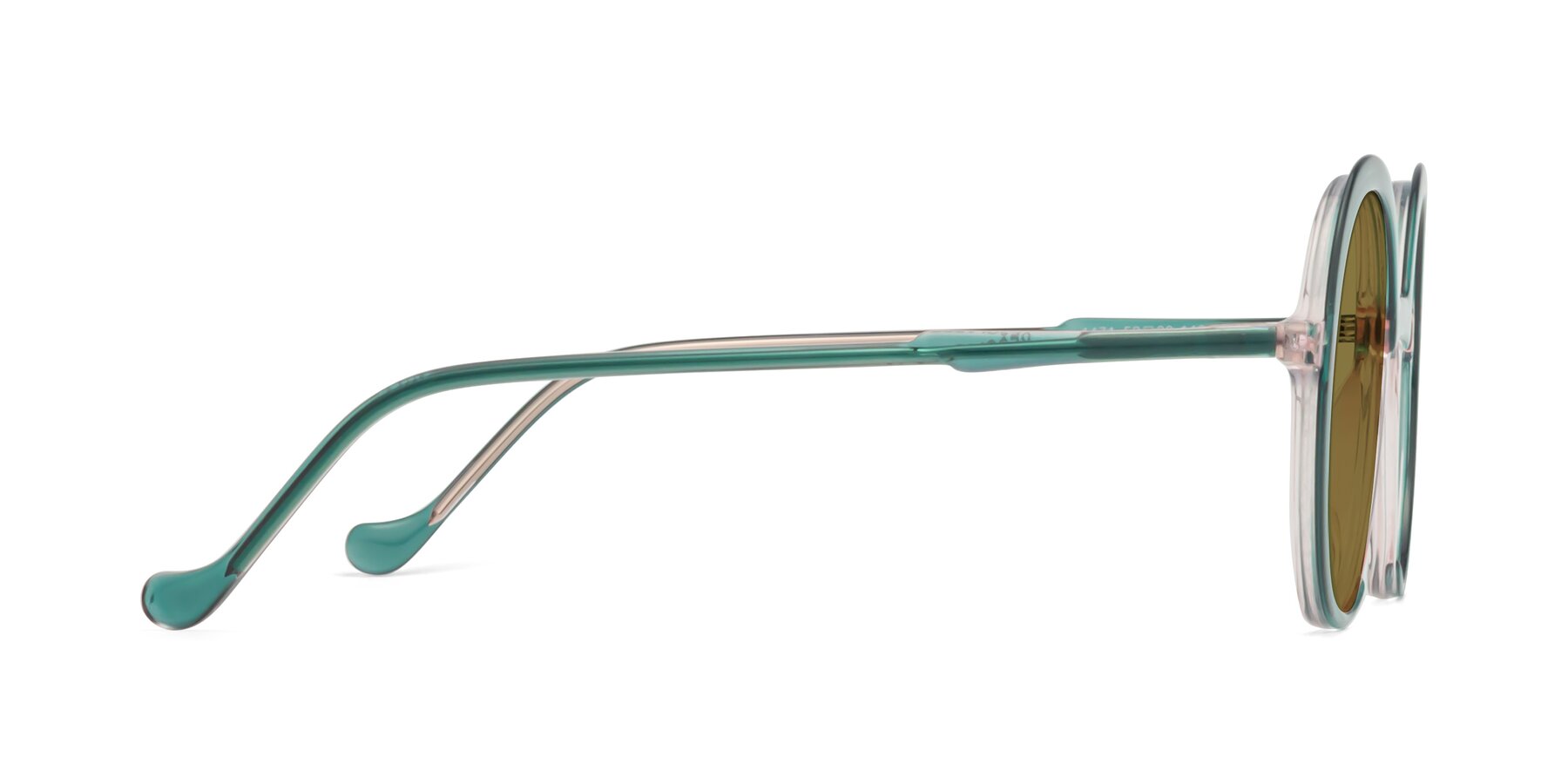 Side of 1471 in Green with Brown Polarized Lenses