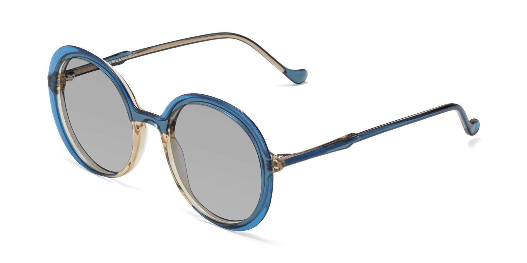 Angle of 1471 in Blue with Light Gray Tinted Lenses