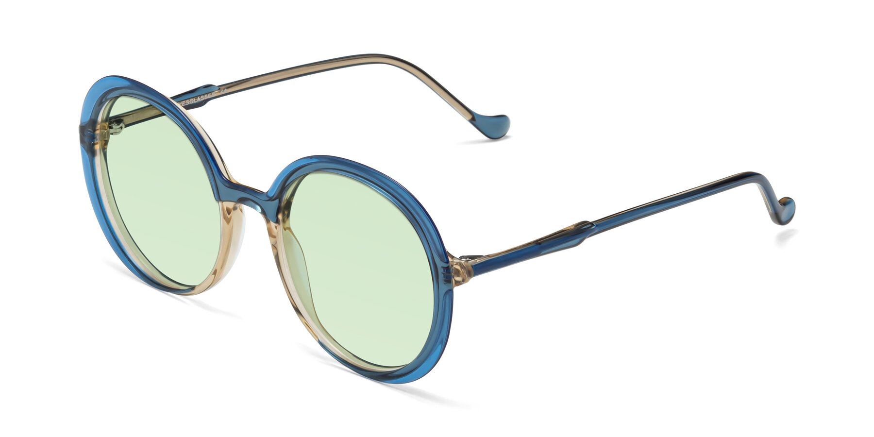 Angle of 1471 in Blue with Light Green Tinted Lenses