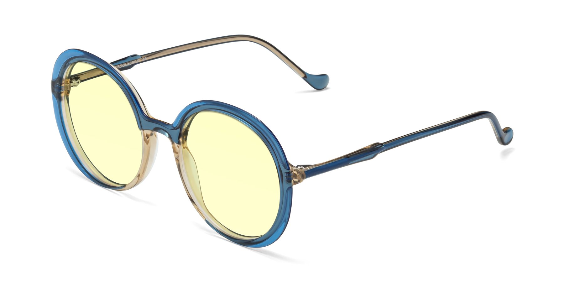 Angle of 1471 in Blue with Light Yellow Tinted Lenses