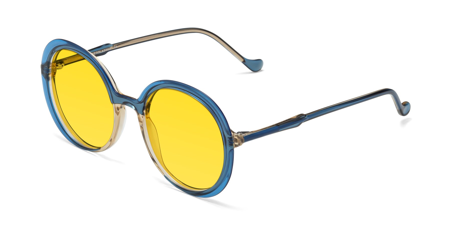 Angle of 1471 in Blue with Yellow Tinted Lenses