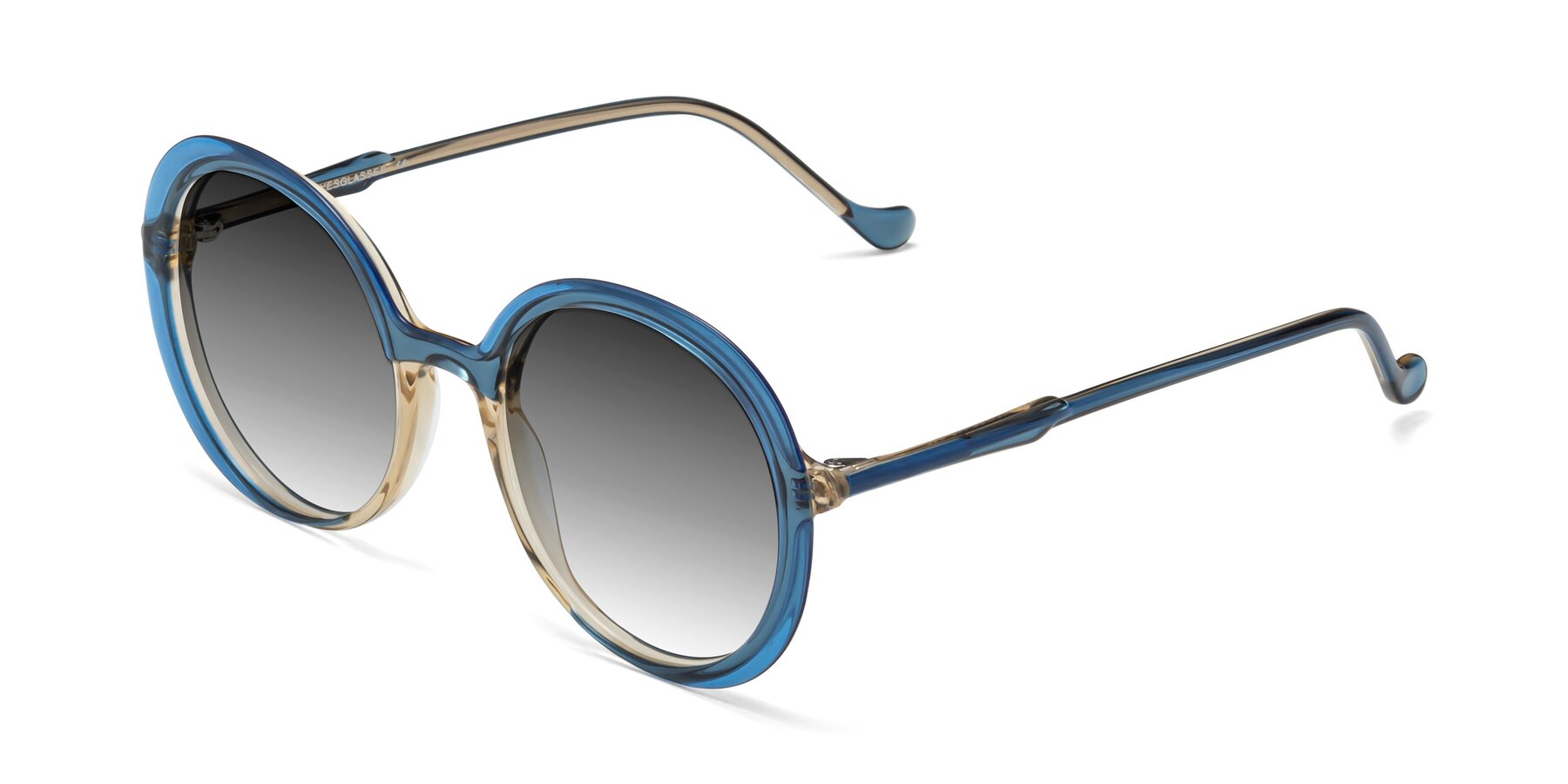 Angle of 1471 in Blue with Gray Gradient Lenses