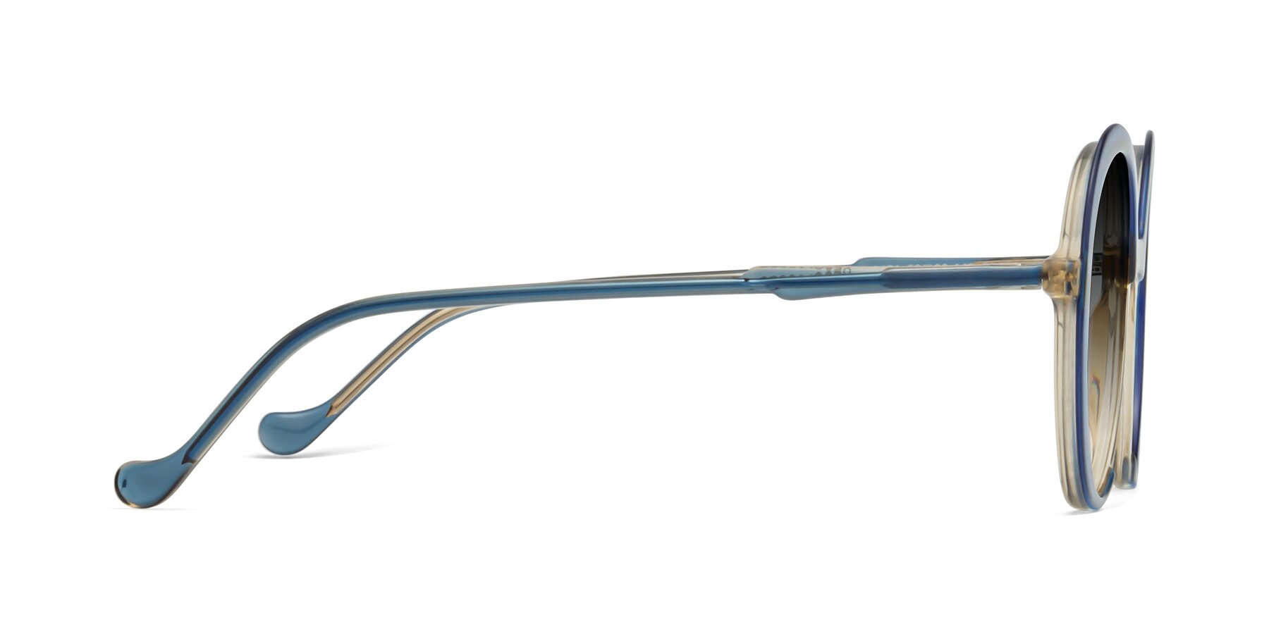 Side of 1471 in Blue with Gray Gradient Lenses