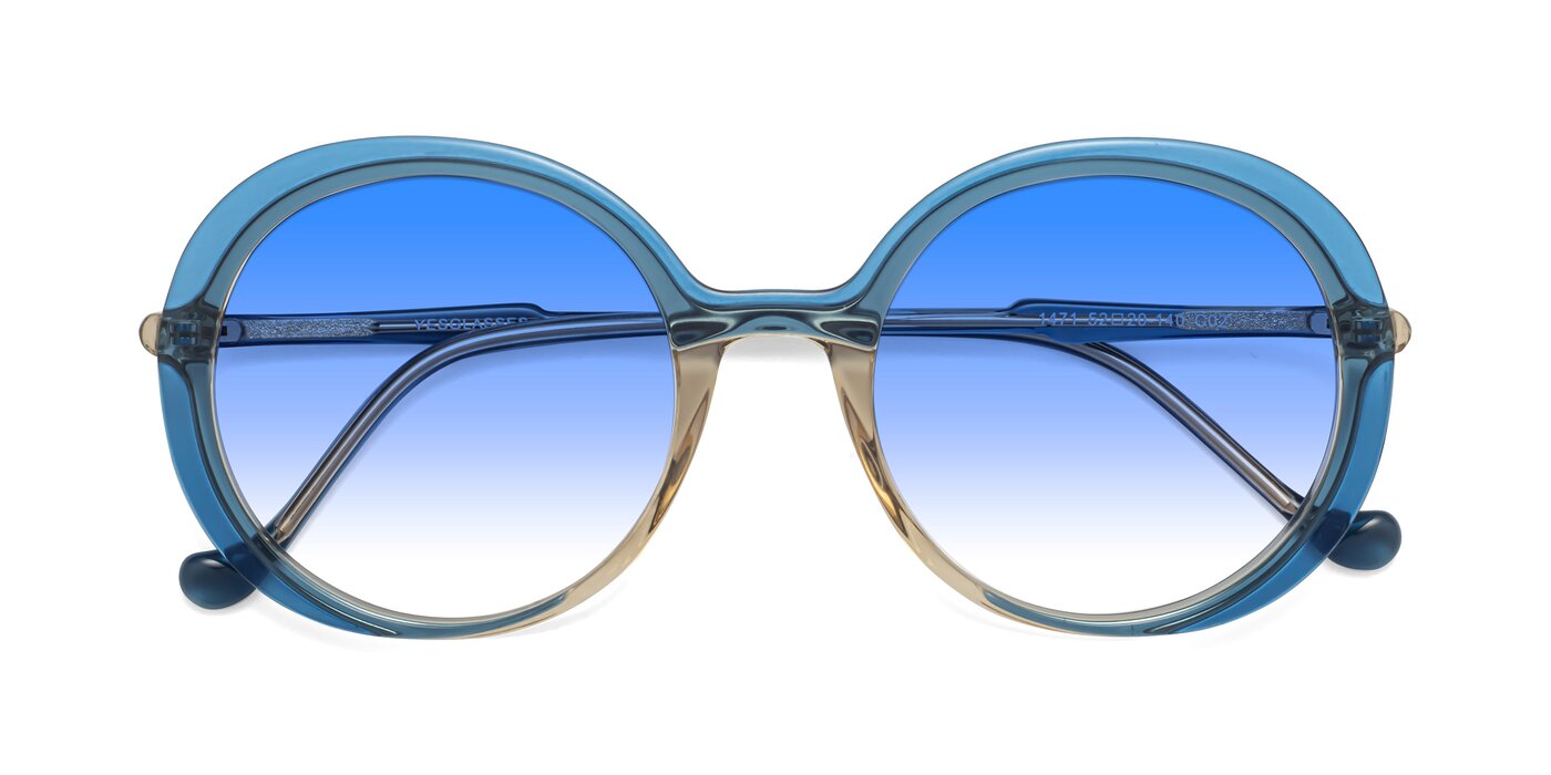 1471 - Blue Gradient Sunglasses