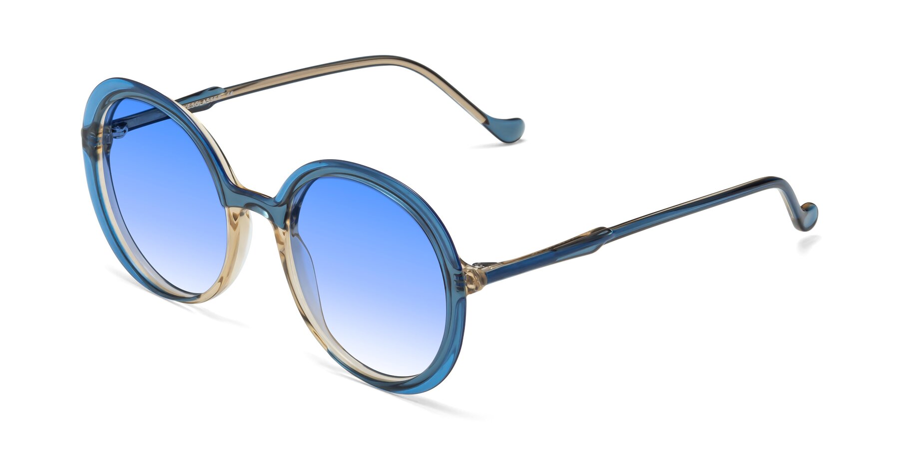 Angle of 1471 in Blue with Blue Gradient Lenses