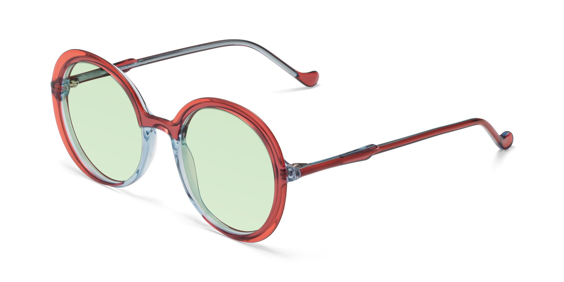 Angle of 1471 in Red with Light Green Tinted Lenses