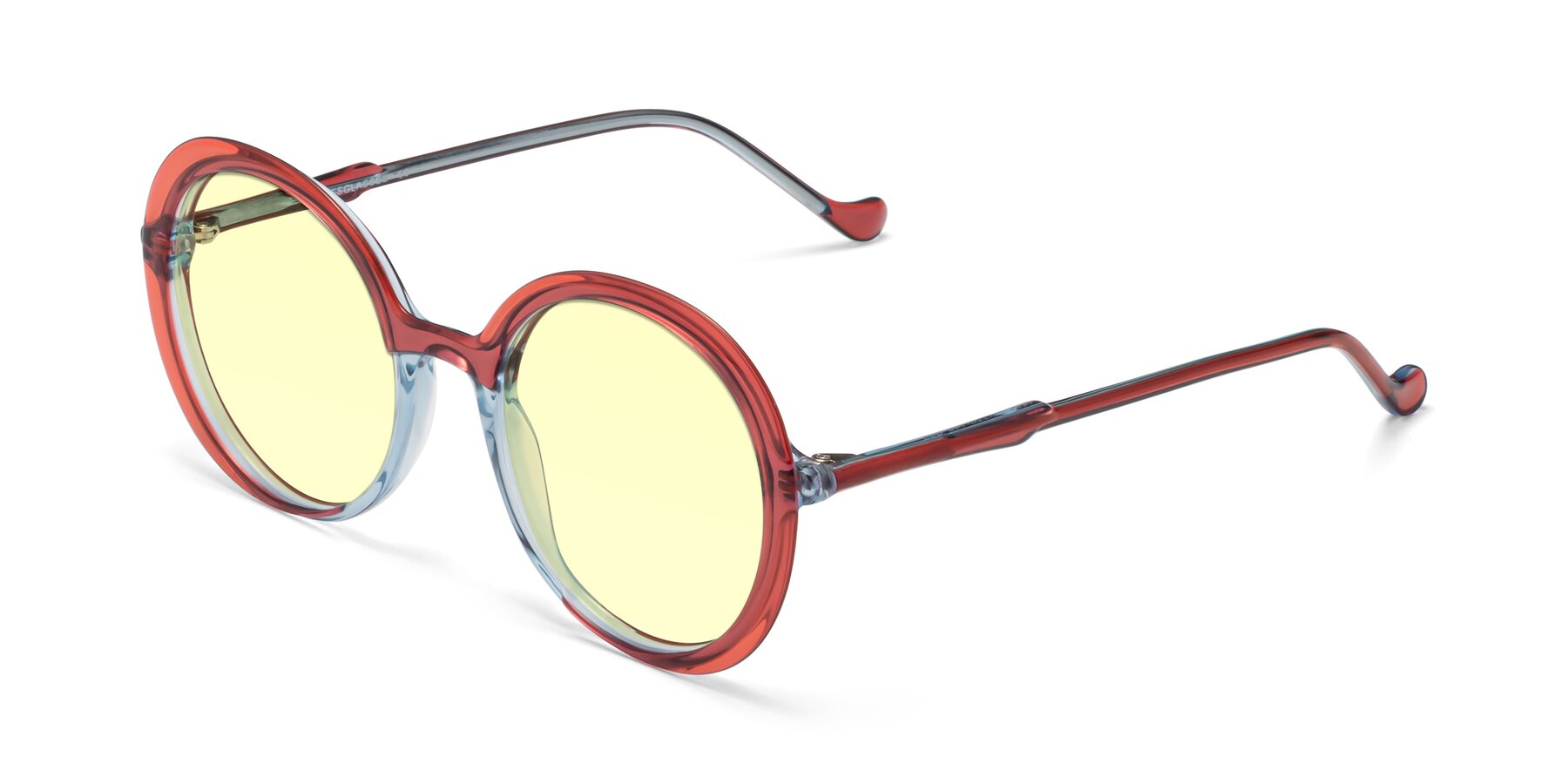 Angle of 1471 in Red with Light Yellow Tinted Lenses