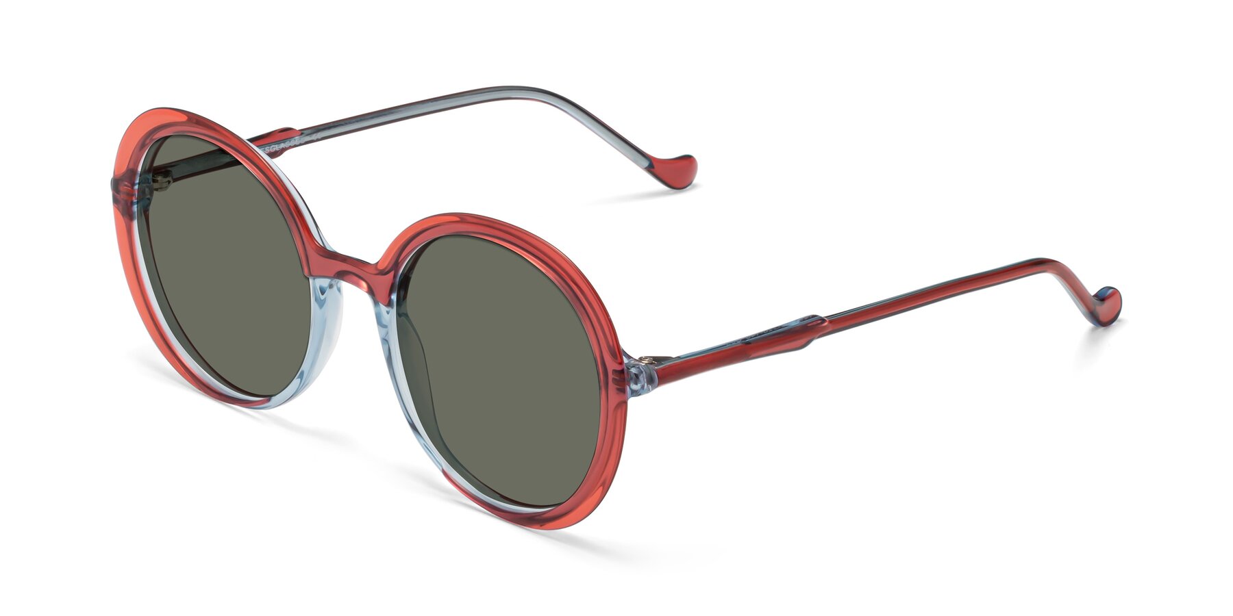 Angle of 1471 in Red with Gray Polarized Lenses