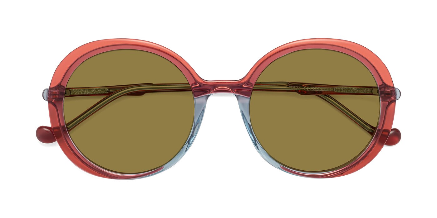 1471 - Red Polarized Sunglasses