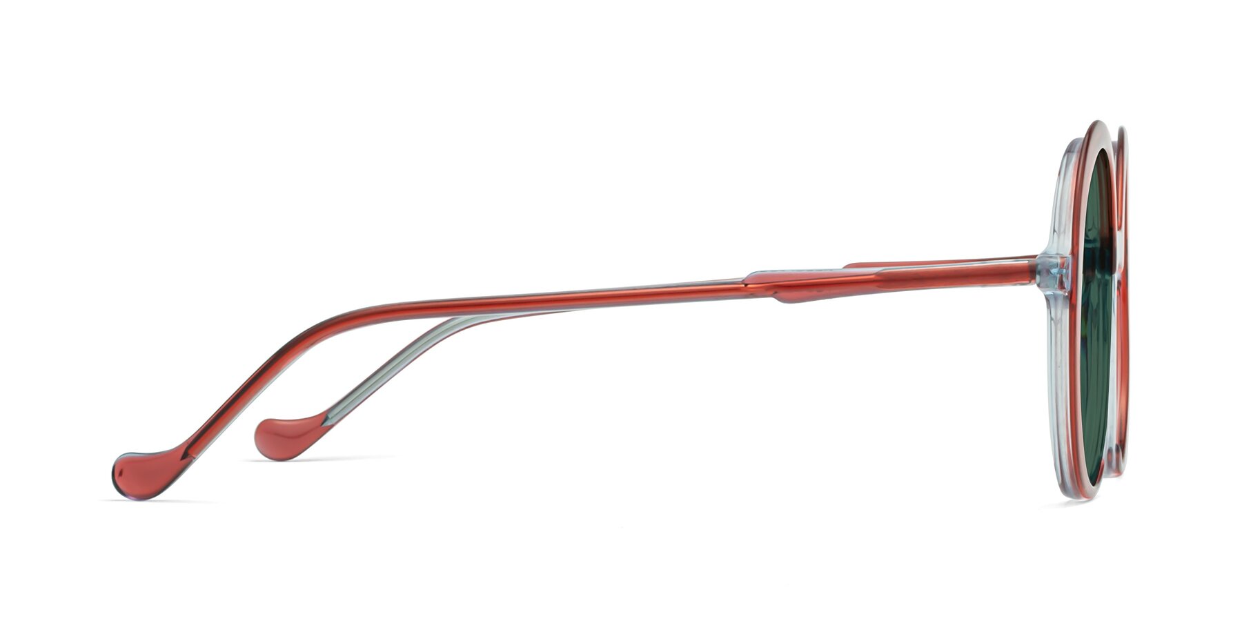 Side of 1471 in Red with Green Polarized Lenses