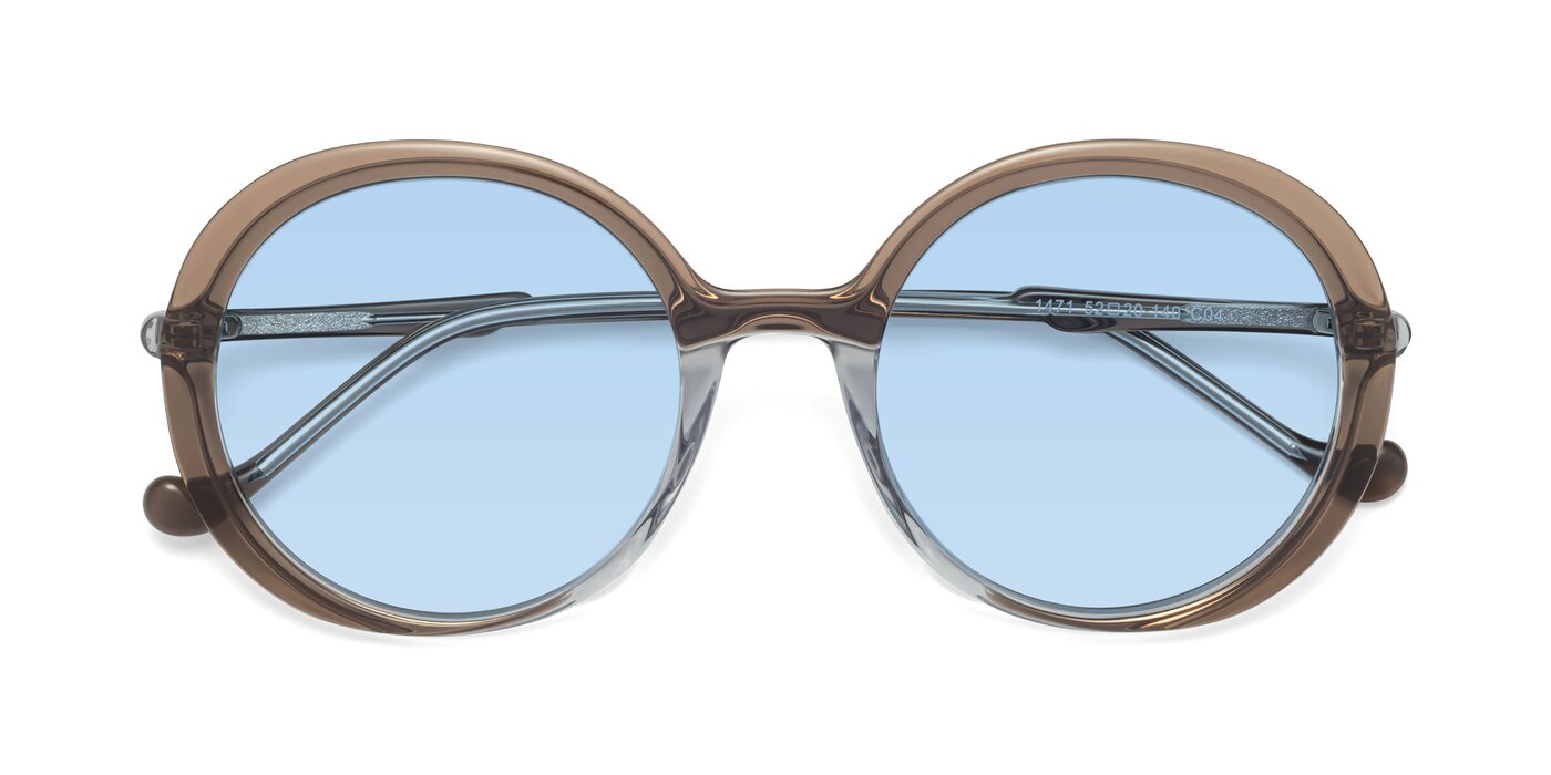 1471 - Brown Tinted Sunglasses