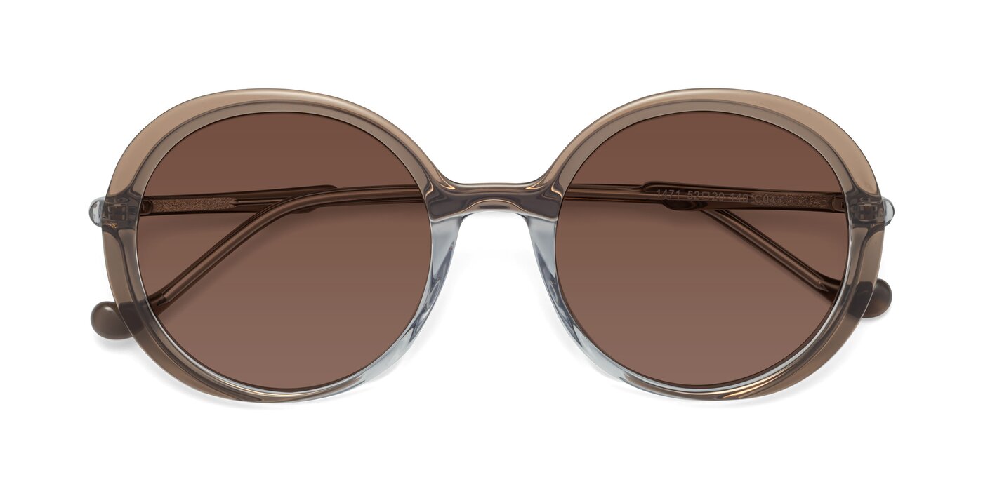 1471 - Brown Tinted Sunglasses
