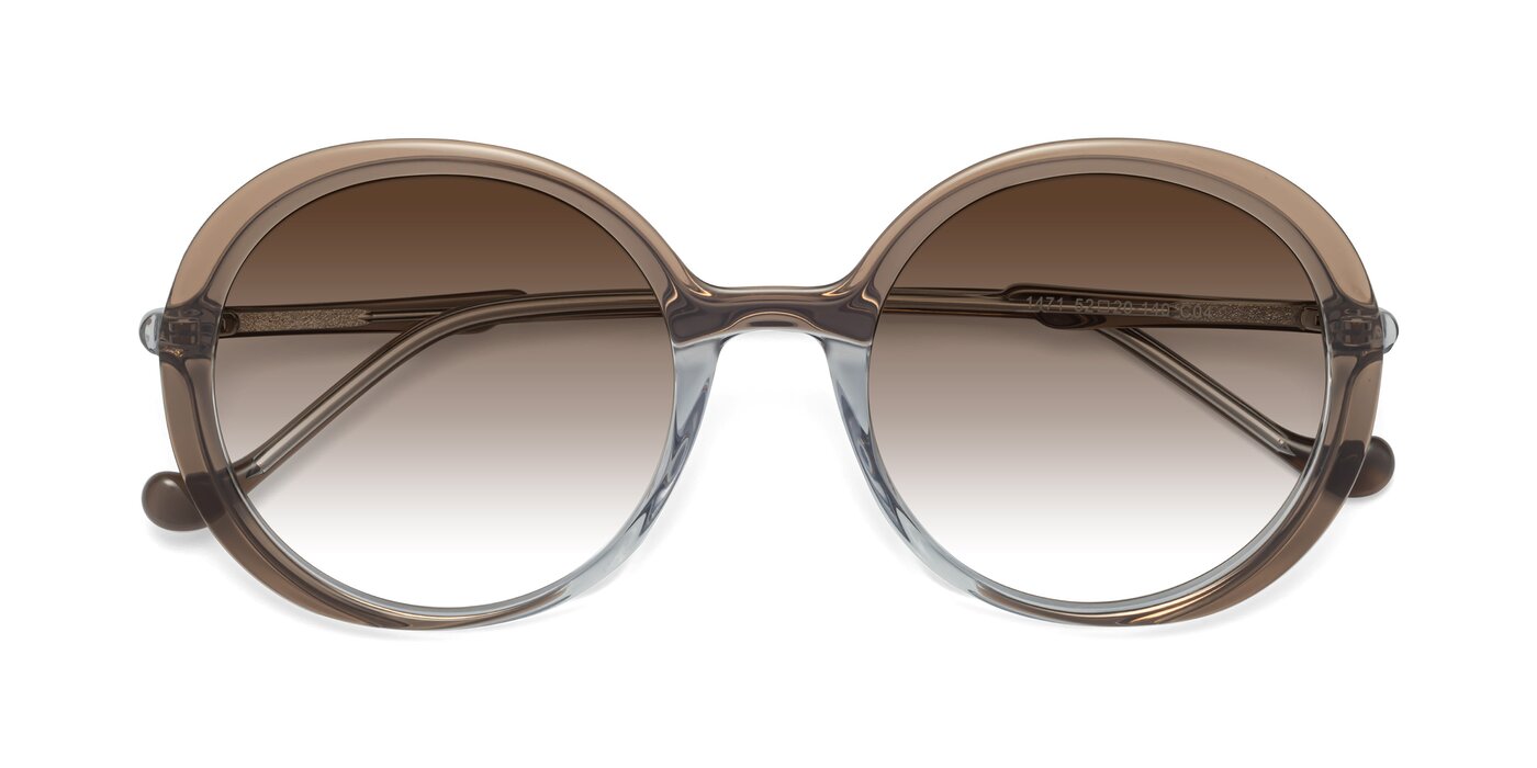 1471 - Brown Gradient Sunglasses