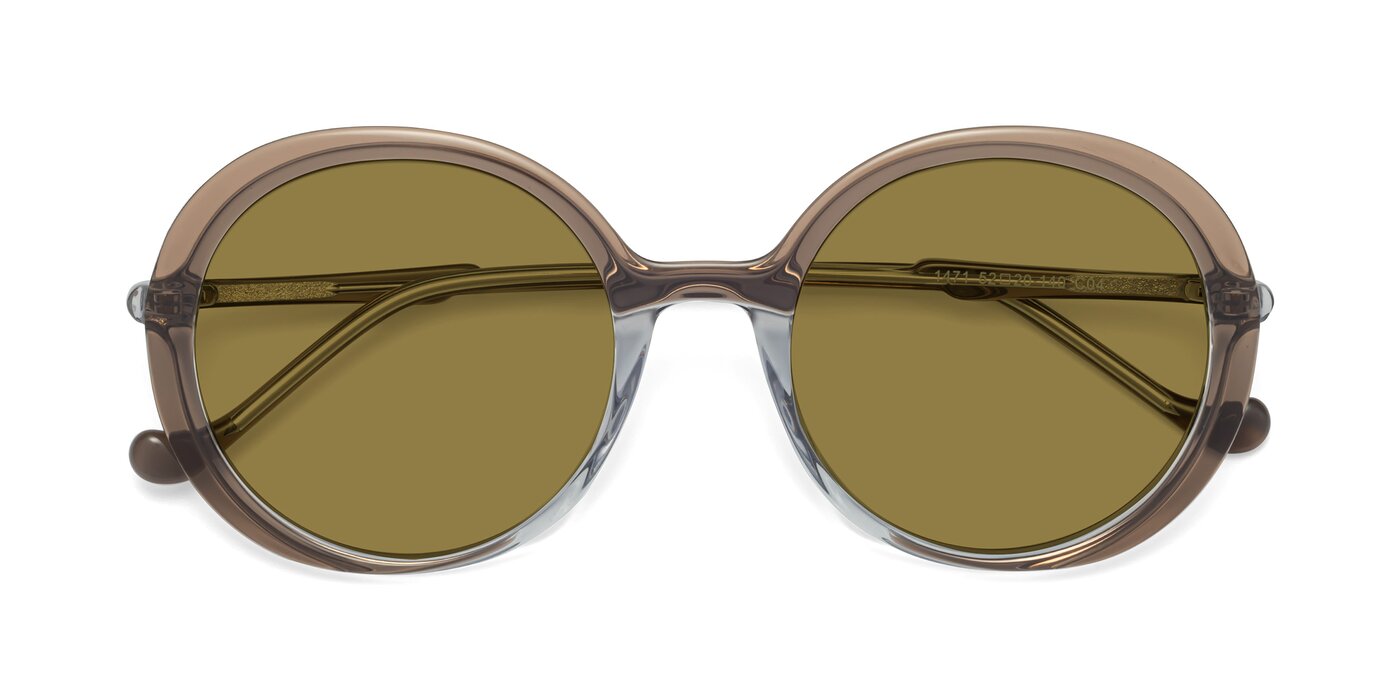 1471 - Brown Polarized Sunglasses