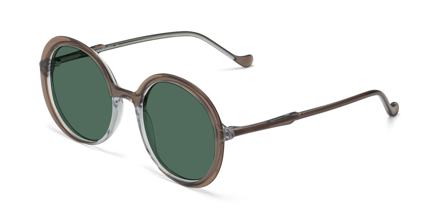 Angle of 1471 in Brown with Green Polarized Lenses