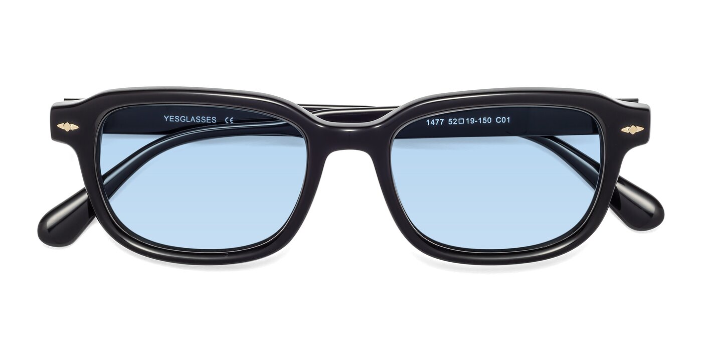 1477 - Black Tinted Sunglasses