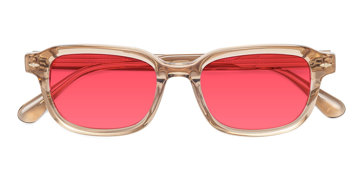 1477 - Caramel Tinted Sunglasses