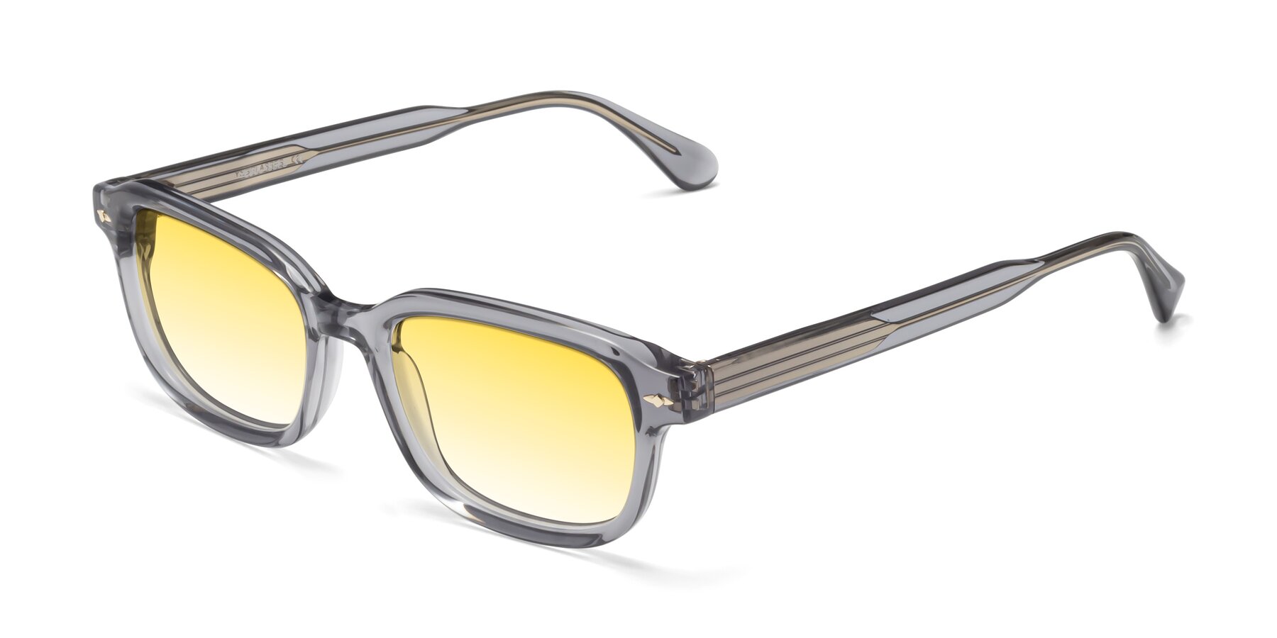 Angle of 1477 in Gray with Yellow Gradient Lenses