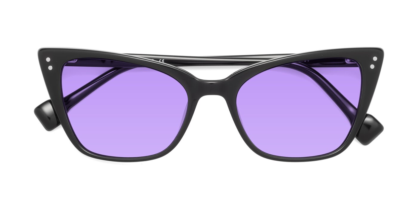 1491 - Black Tinted Sunglasses