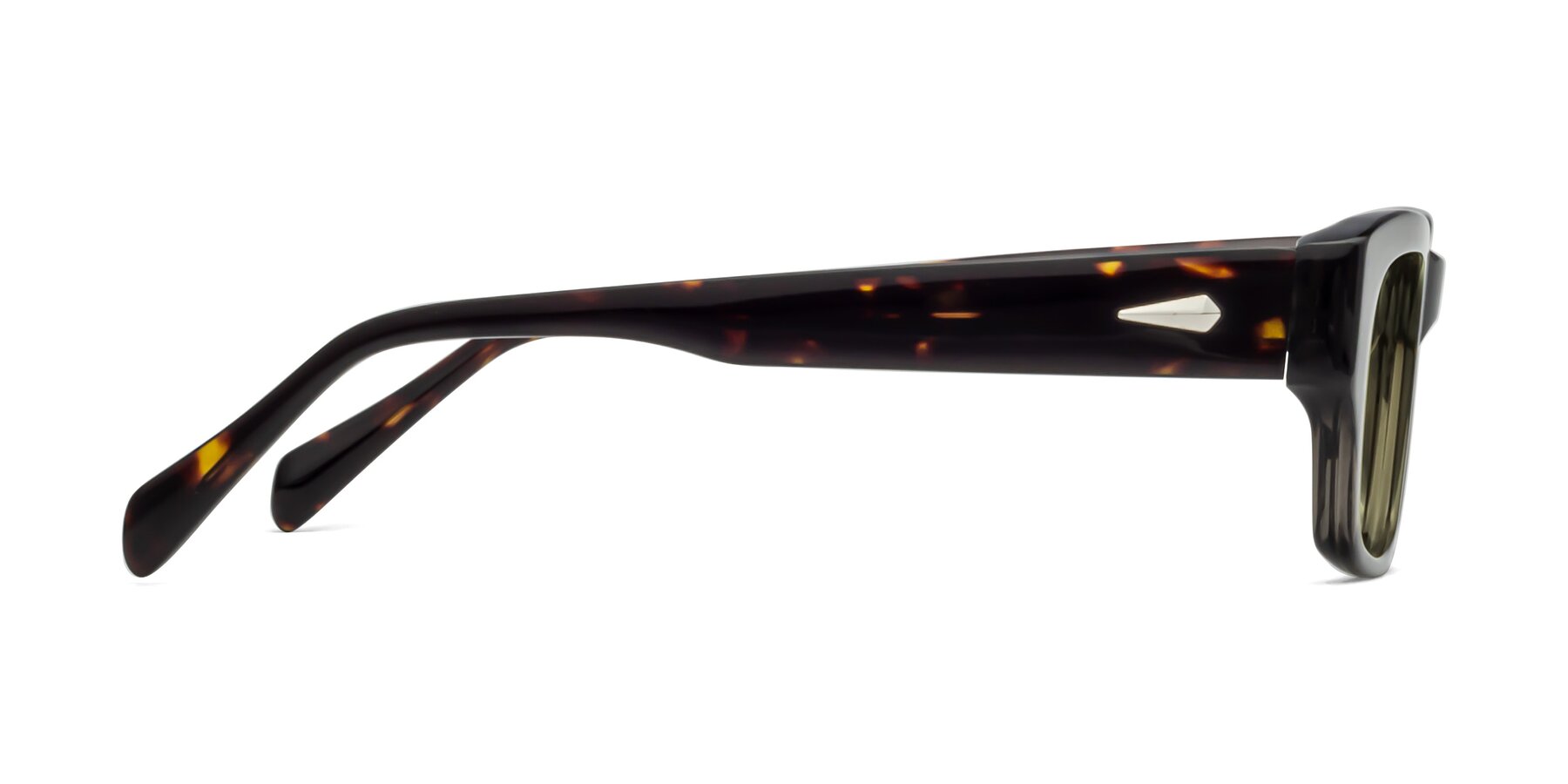 Side of 1537 in Gray-Tortoise with Light Yellow Tinted Lenses