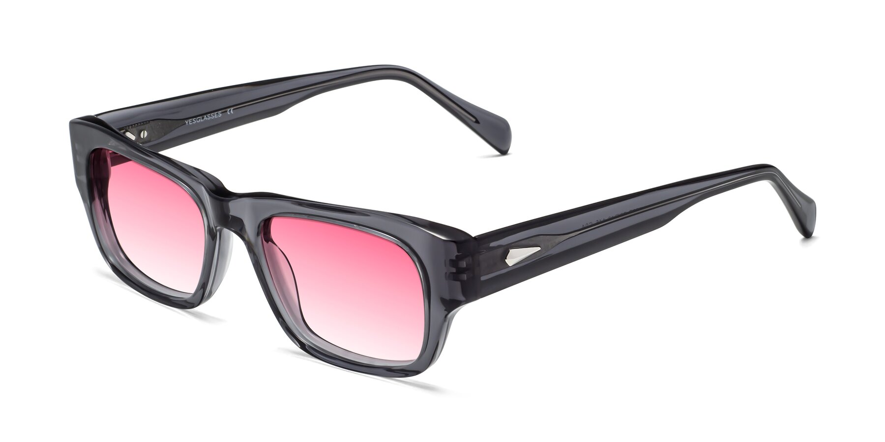 Angle of 1537 in Gray with Pink Gradient Lenses
