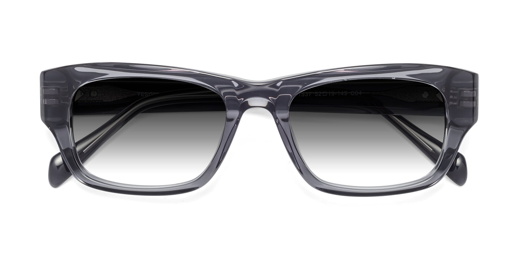 Folded Front of 1537 in Gray with Gray Gradient Lenses
