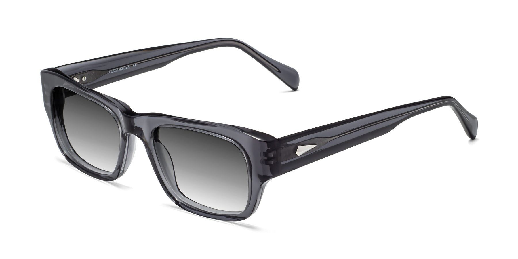 Angle of 1537 in Gray with Gray Gradient Lenses