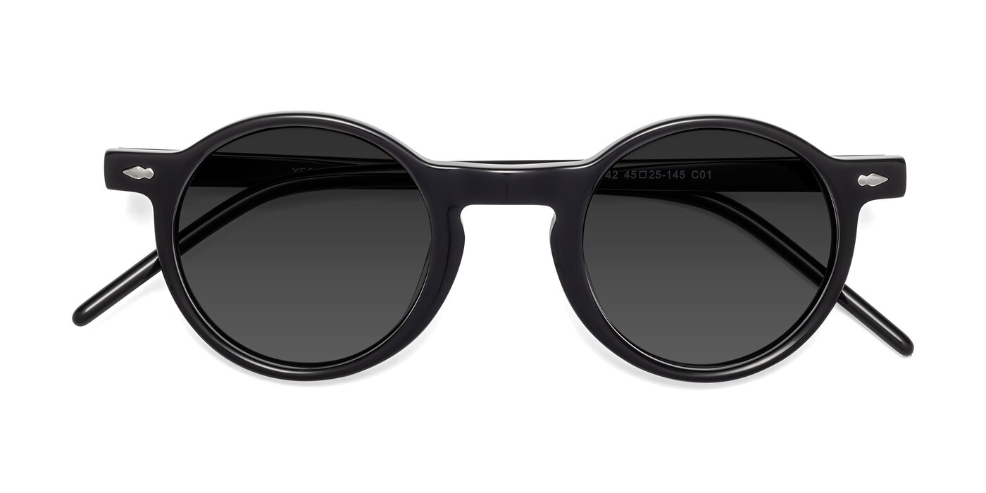 1542 - Black Tinted Sunglasses