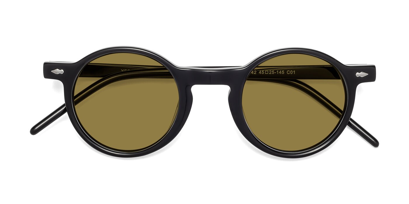 1542 - Black Polarized Sunglasses