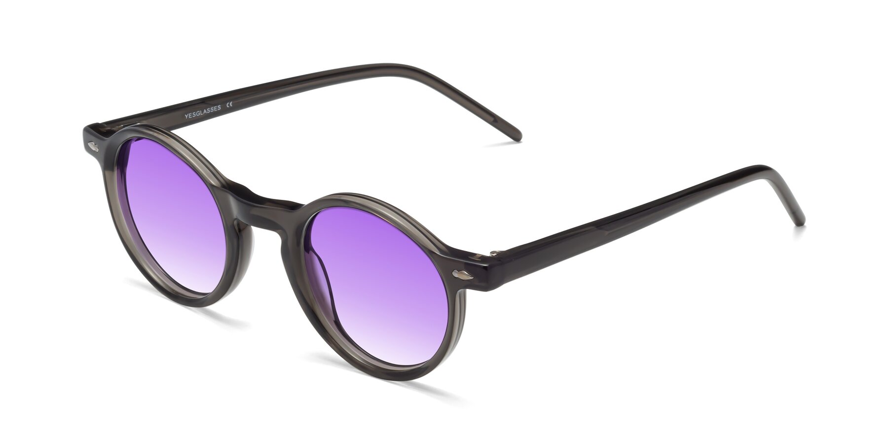 Angle of 1542 in Gray with Purple Gradient Lenses