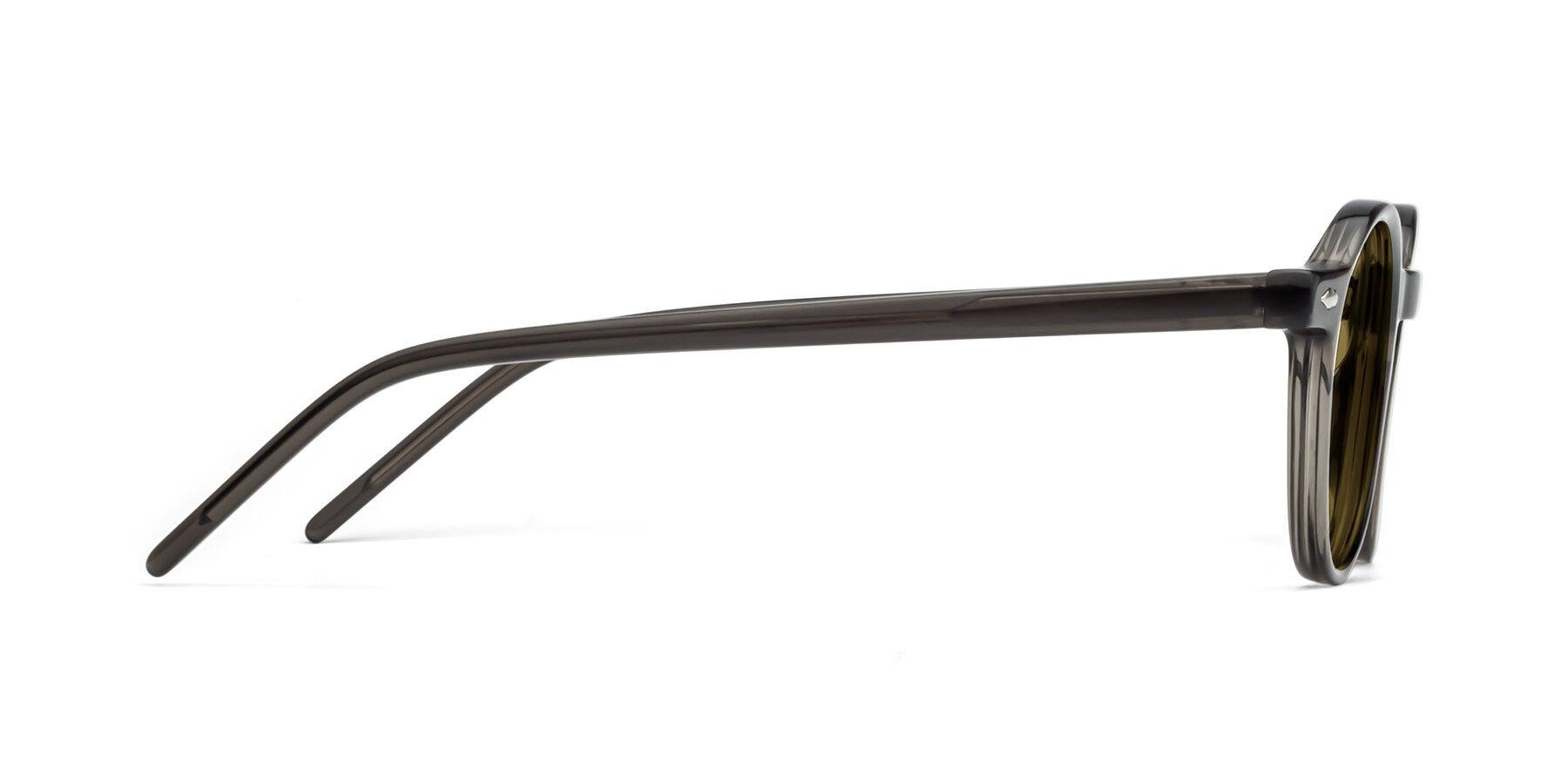 Side of 1542 in Gray with Brown Polarized Lenses