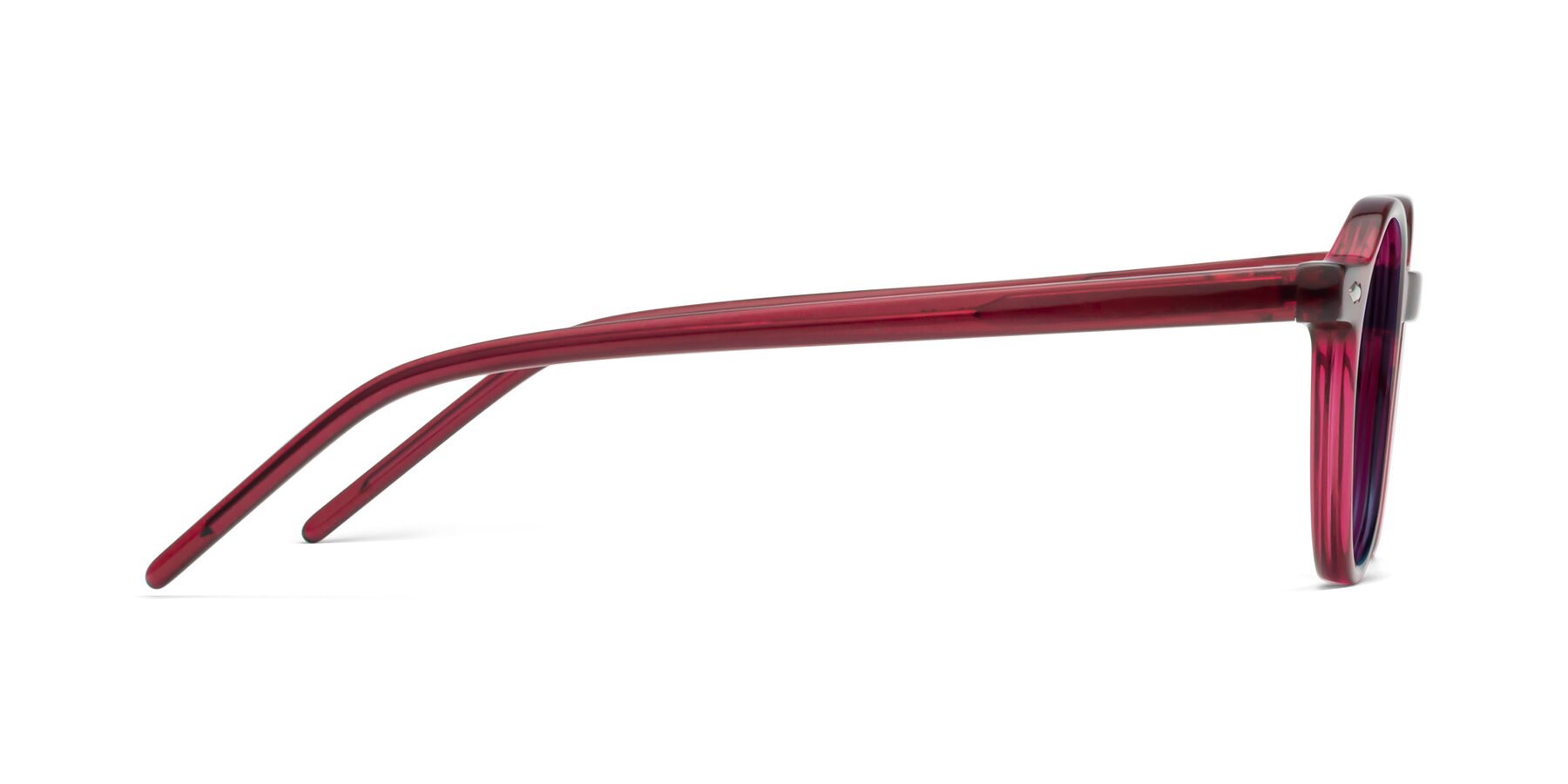 Side of 1542 in Plum with Purple / Blue Gradient Lenses