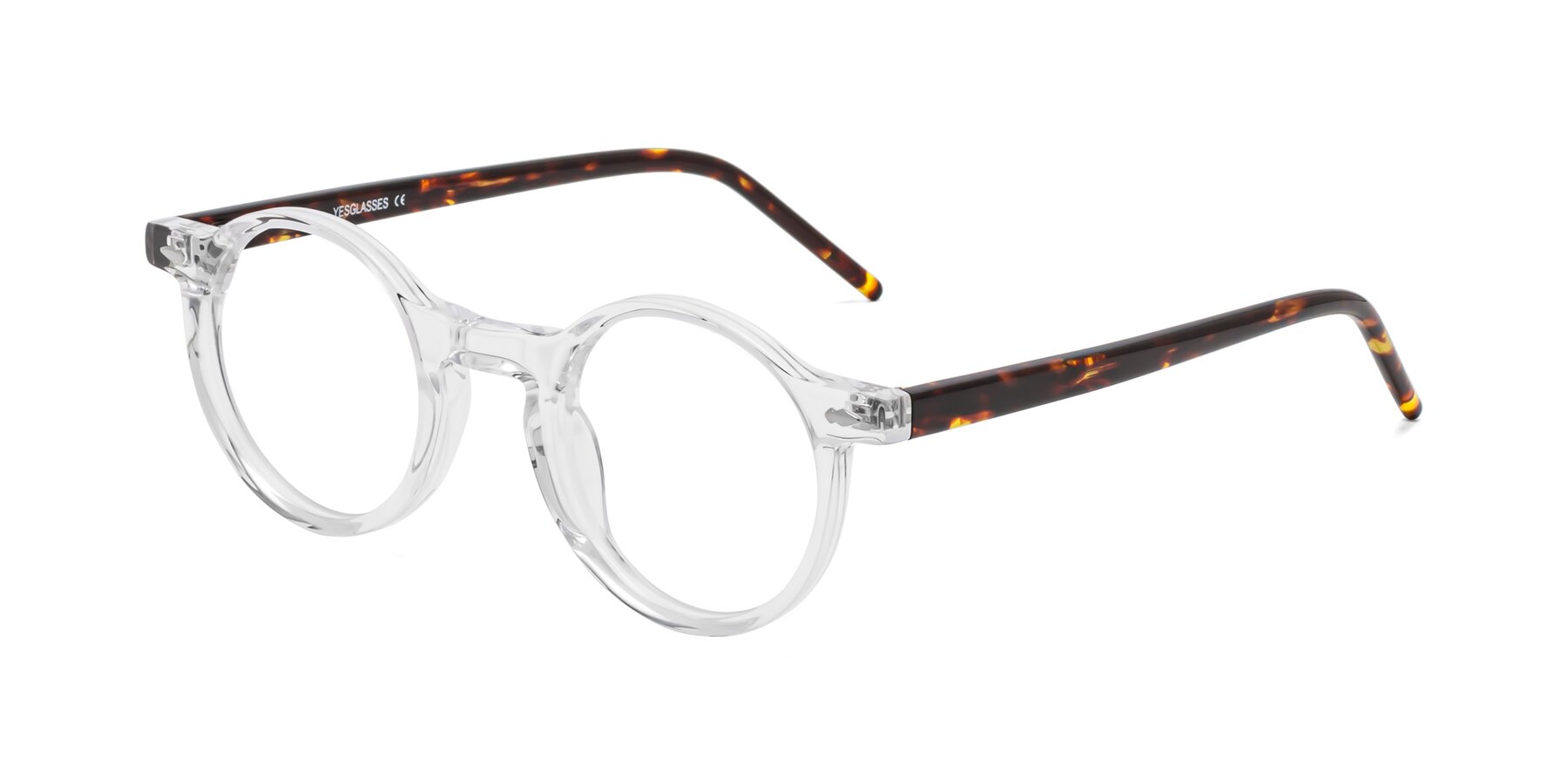 Angle of Marga in Clear-Tortoise with Clear Blue Light Blocking Lenses