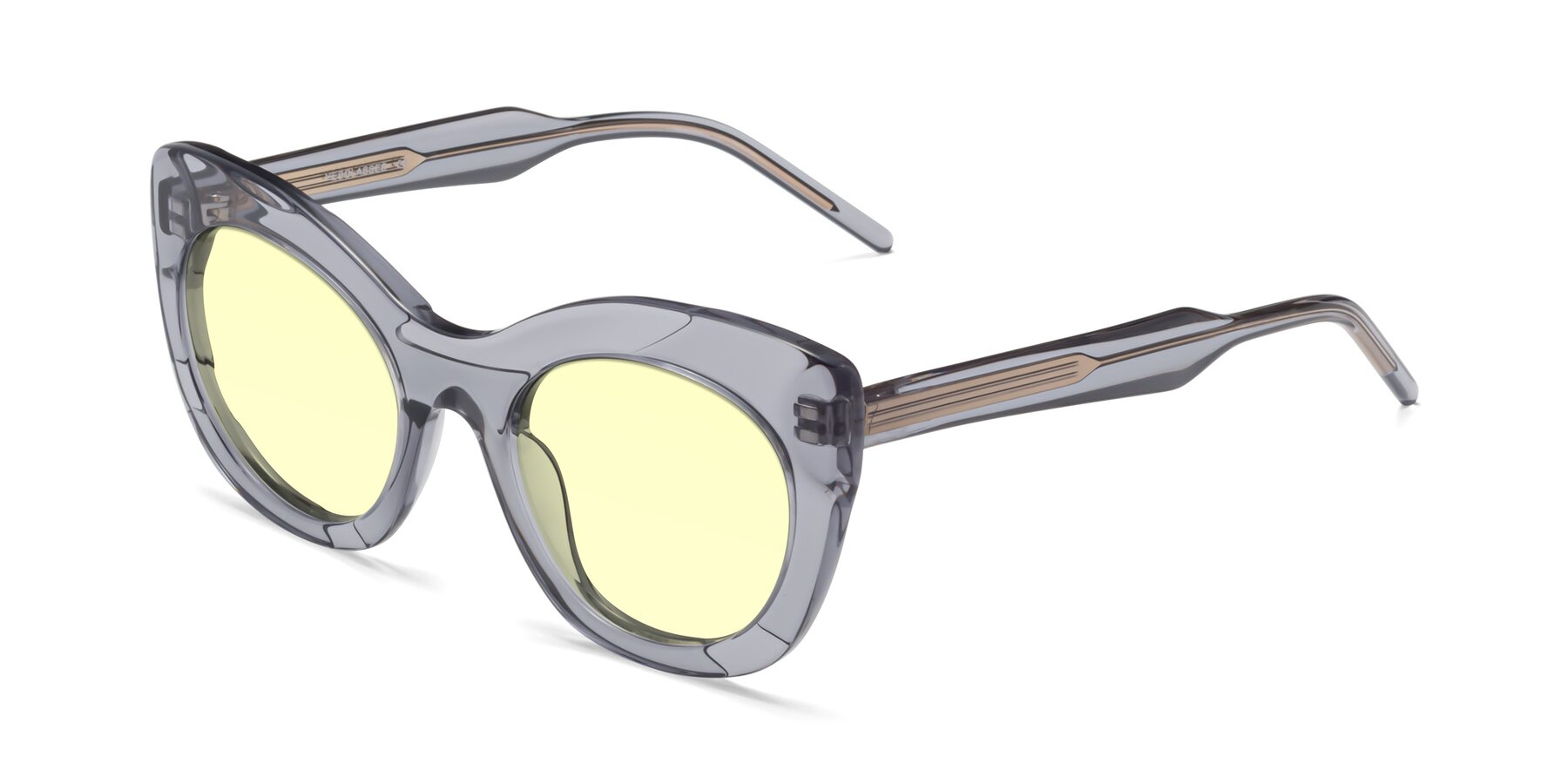 Angle of 1547 in Gray with Light Yellow Tinted Lenses
