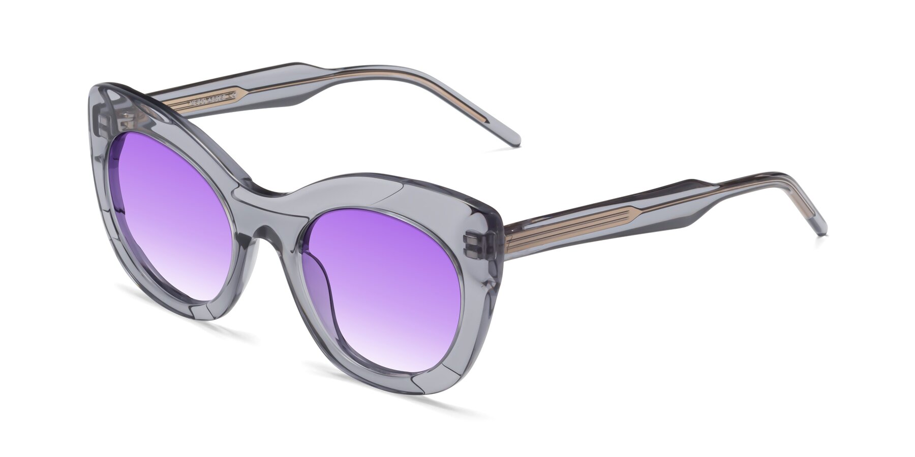 Angle of 1547 in Gray with Purple Gradient Lenses