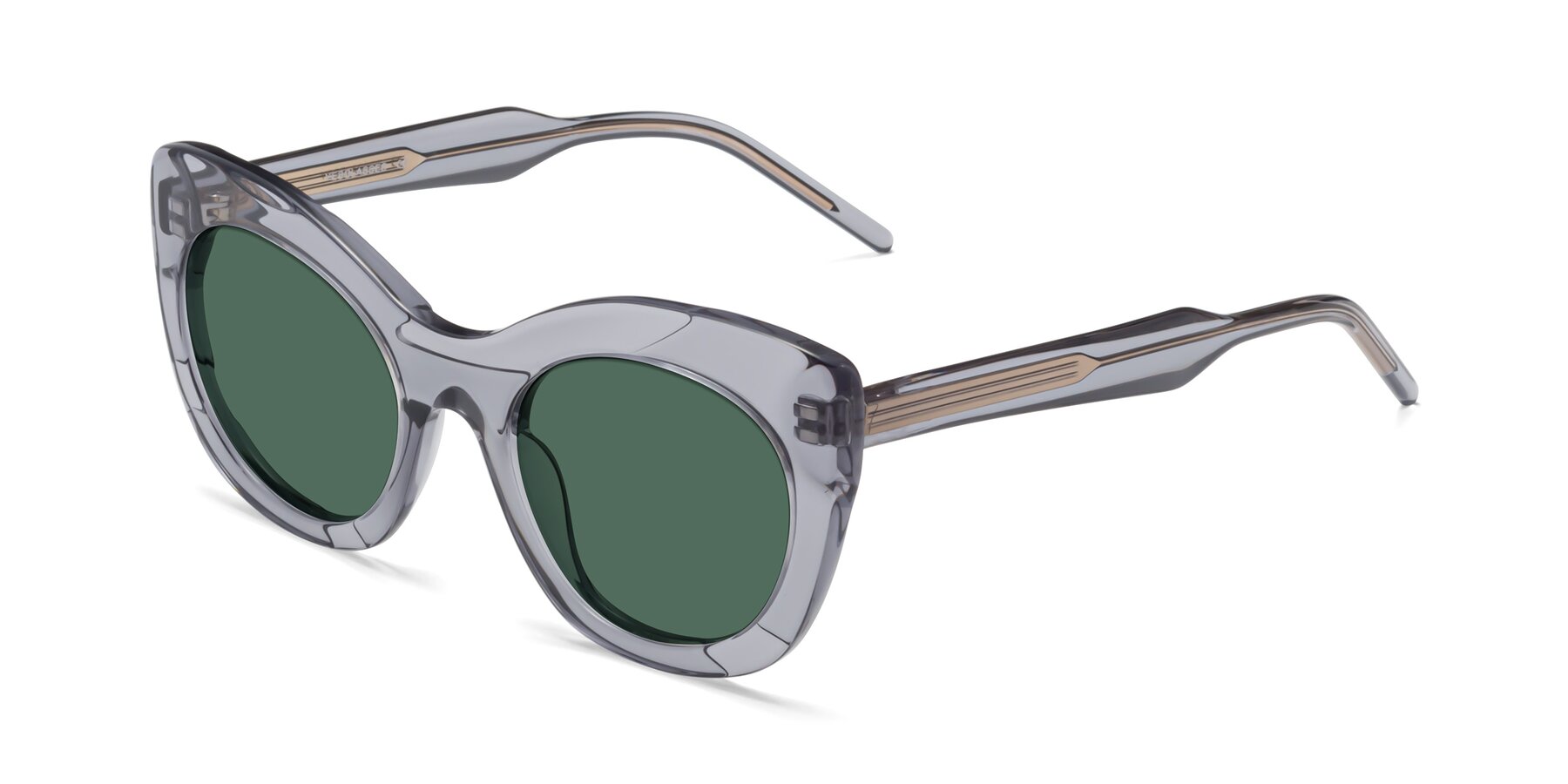 Angle of 1547 in Gray with Green Polarized Lenses