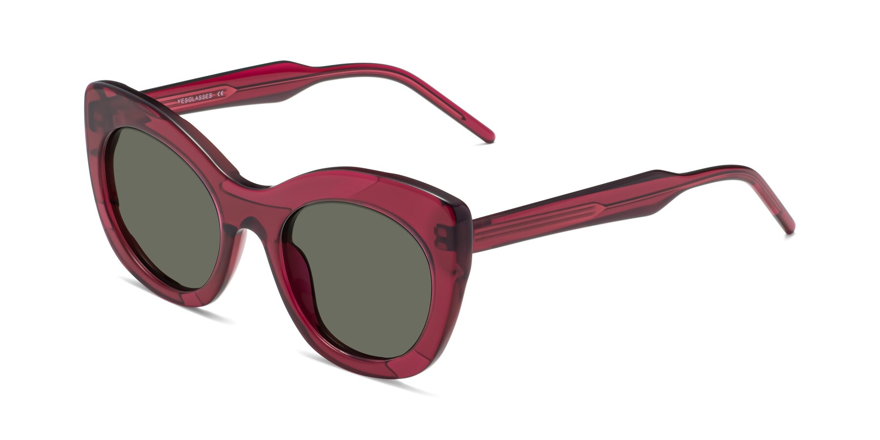 Angle of 1547 in Wine with Gray Polarized Lenses