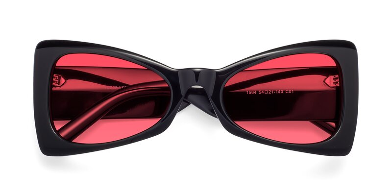 1564 - Black Tinted Sunglasses