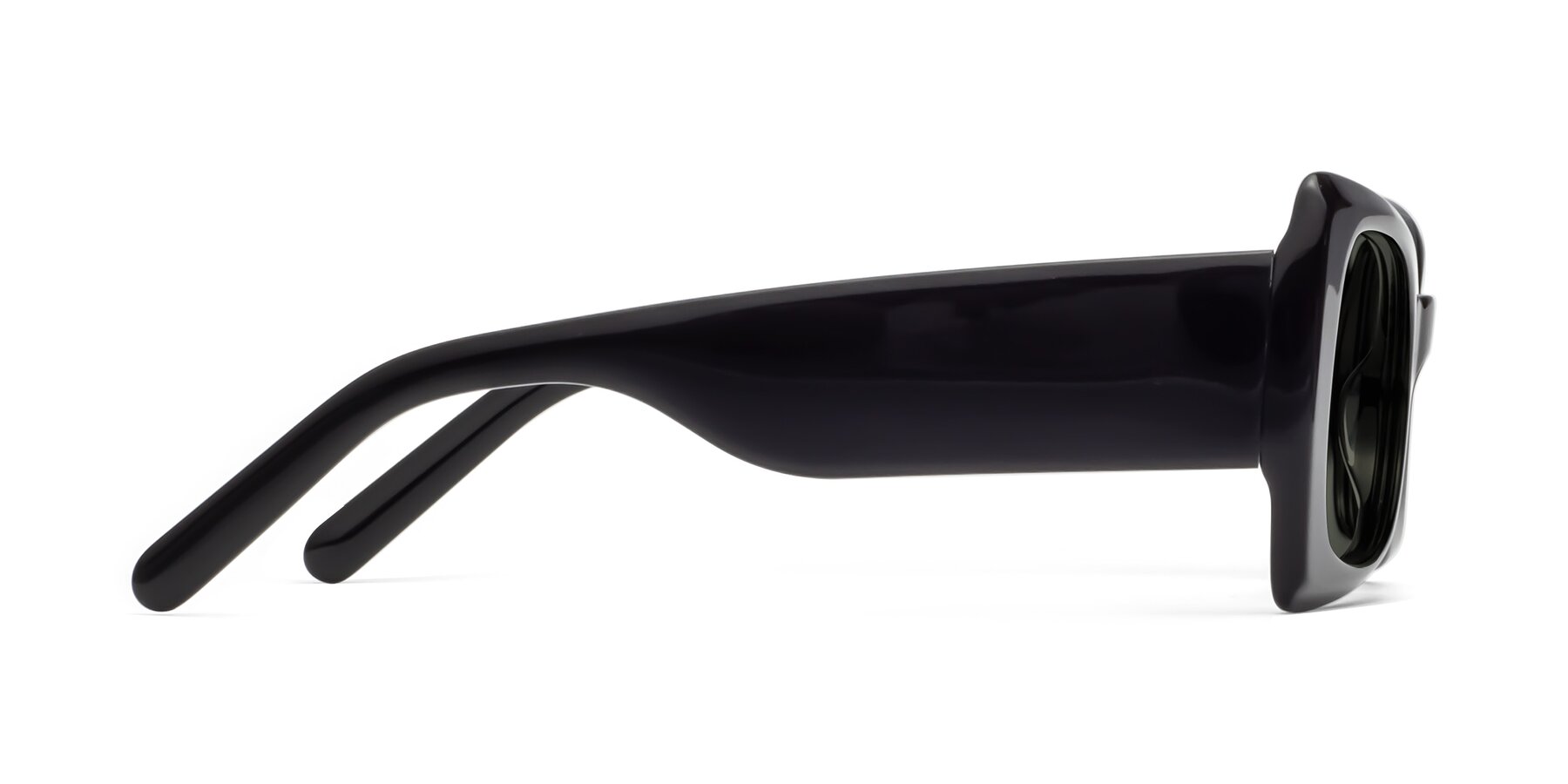 Side of 1564 in Black with Gray Polarized Lenses