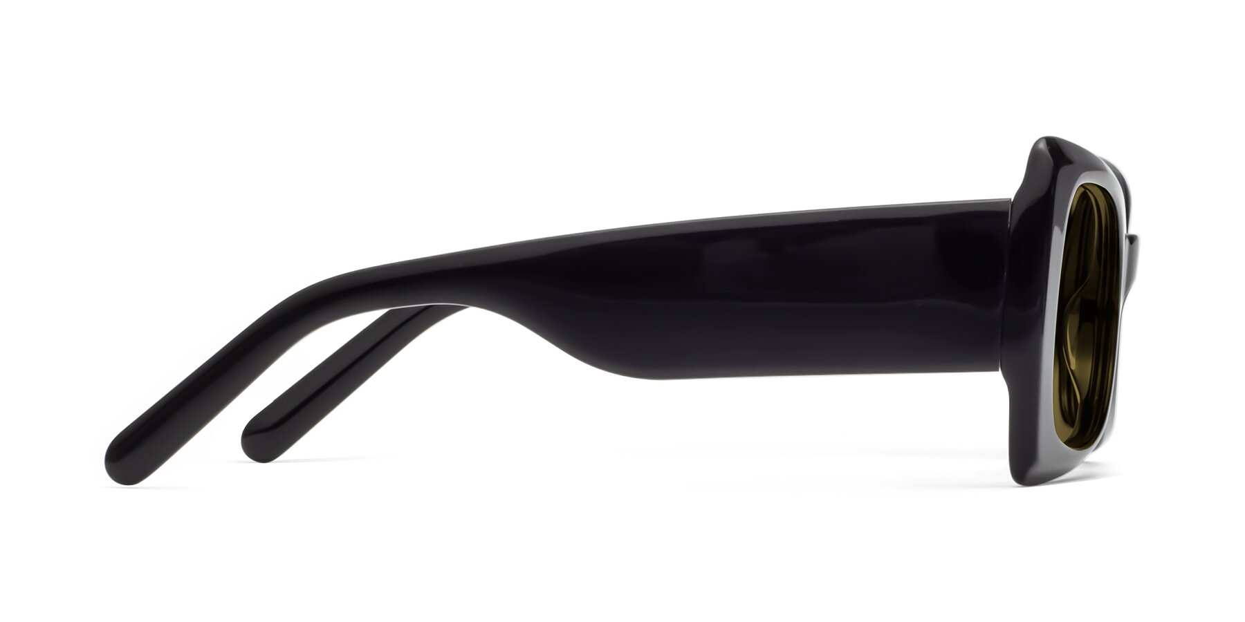 Side of 1564 in Black with Brown Polarized Lenses
