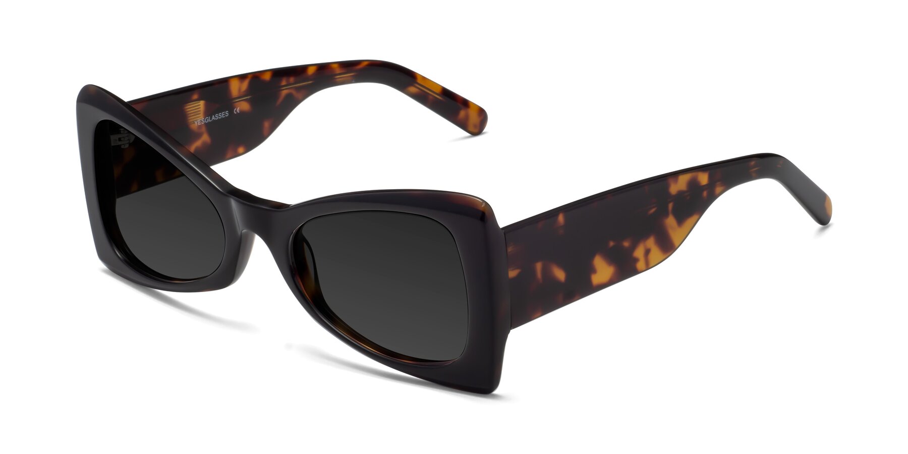 Angle of 1564 in Black-Tortoise with Gray Polarized TAC Lenses