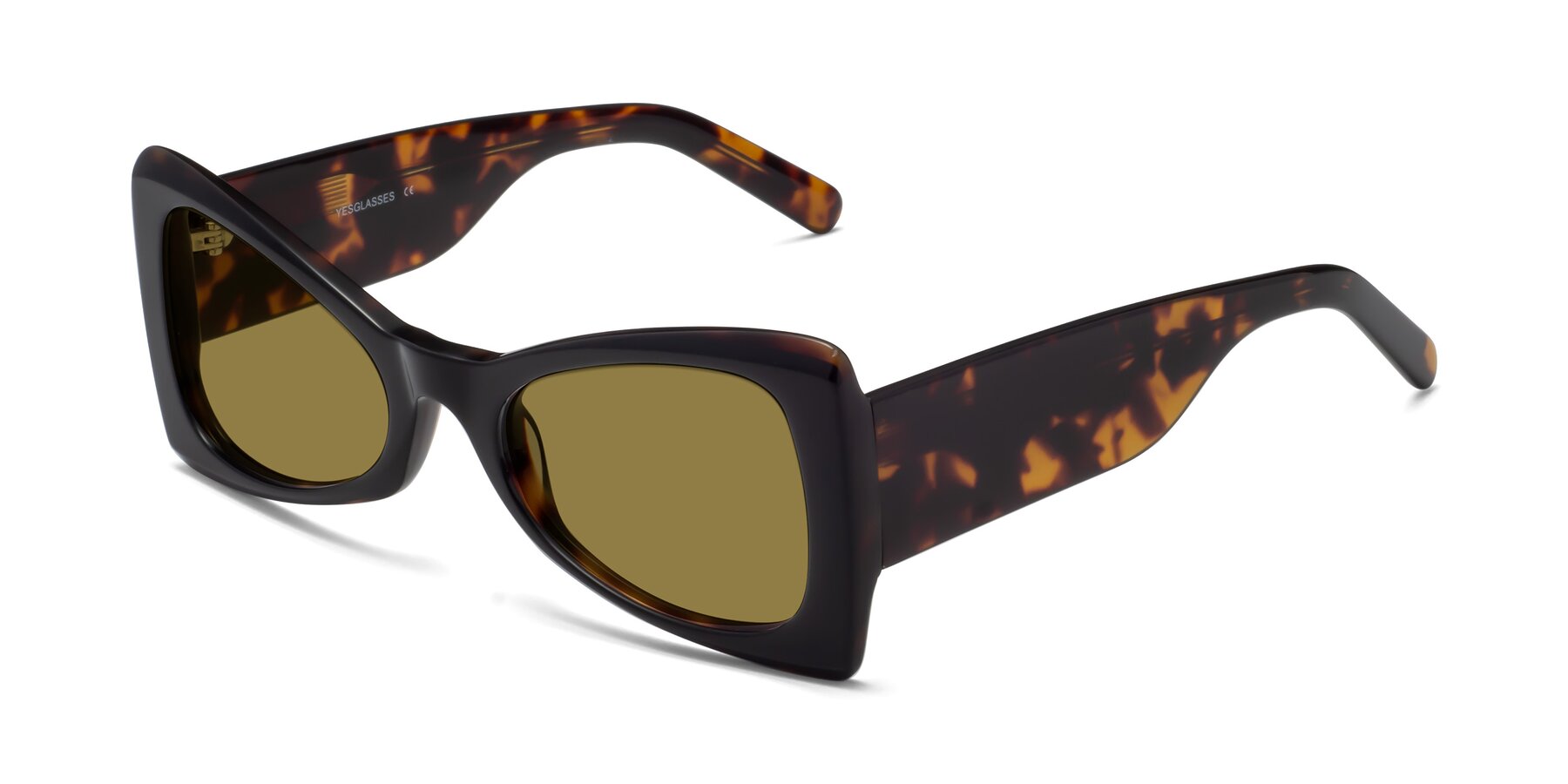 Angle of 1564 in Black-Tortoise with Brown Polarized Lenses