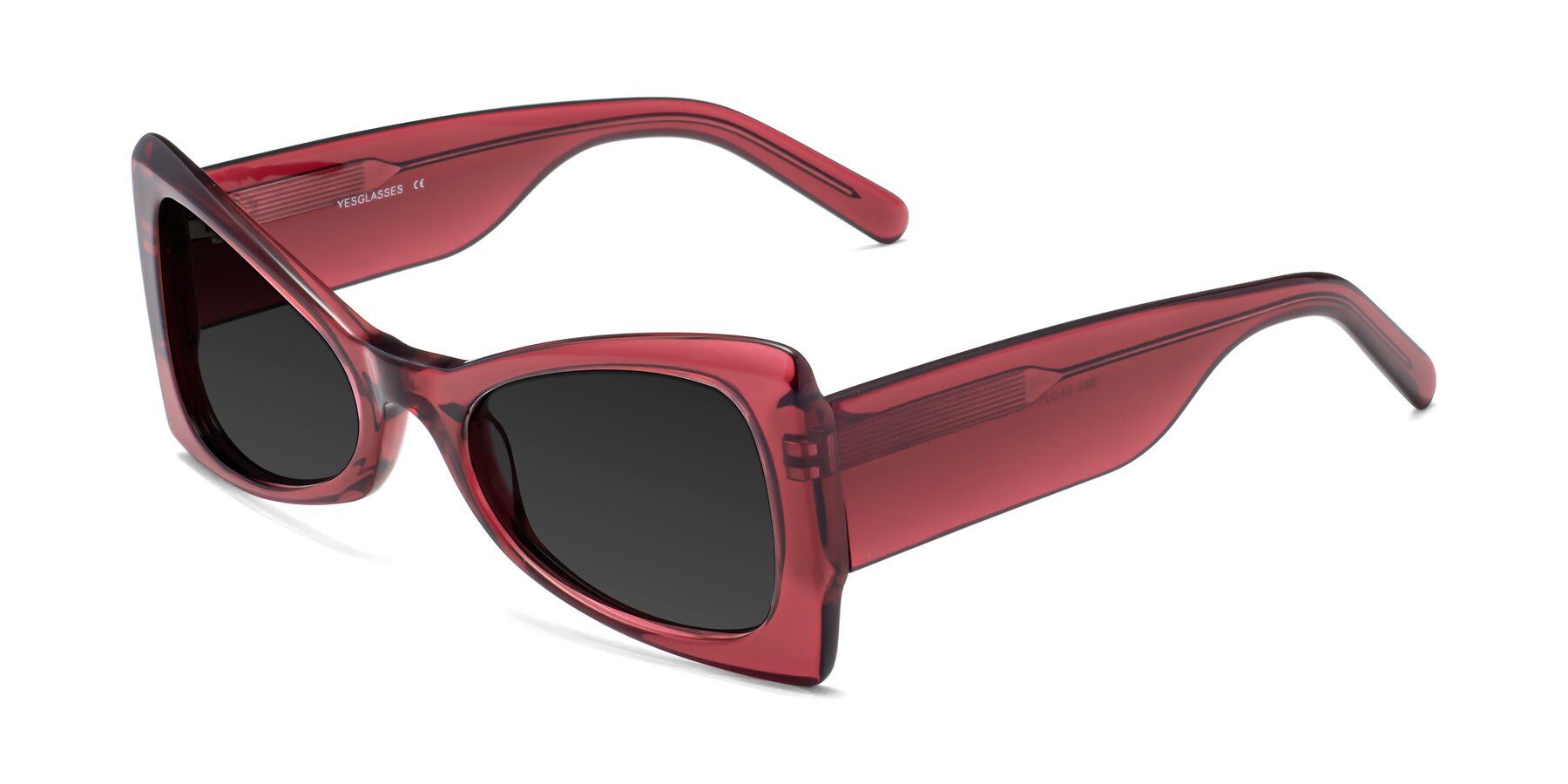 Angle of 1564 in Wine with Gray Polarized TAC Lenses